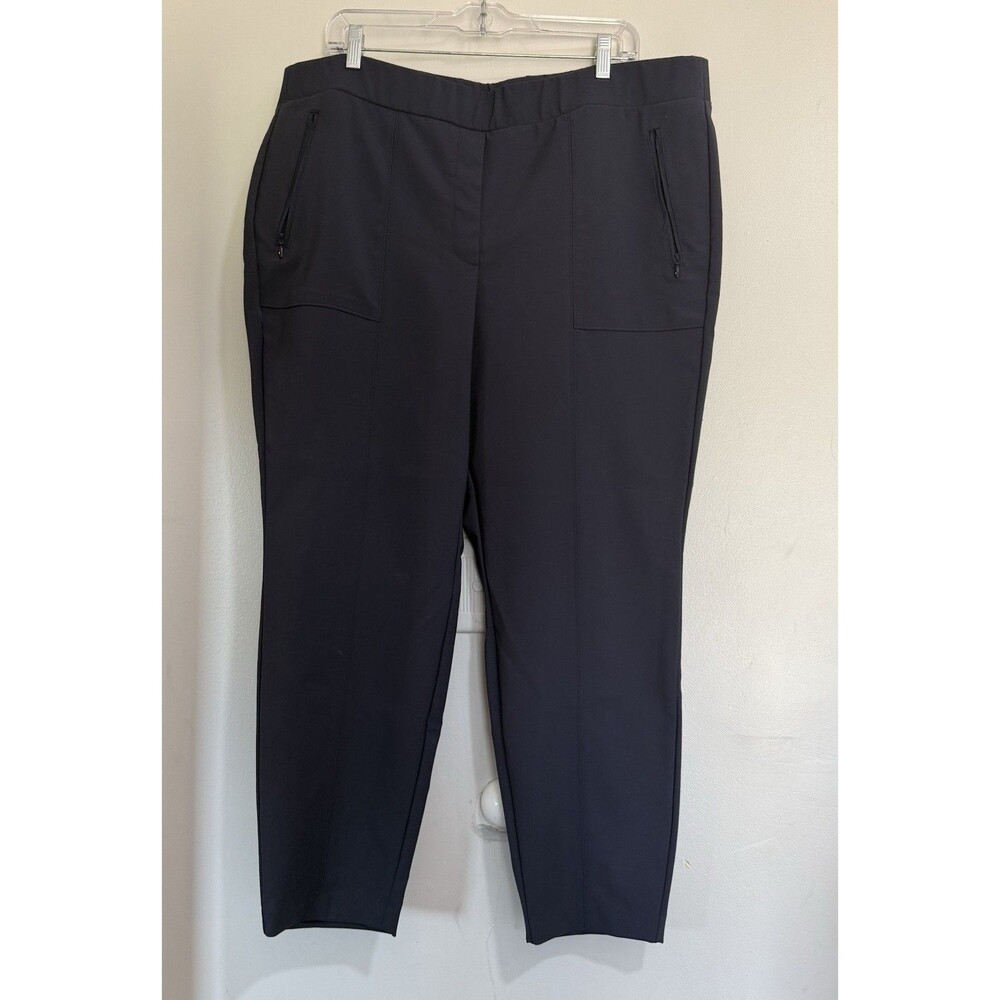 Lane Bryant Pants 20 Black Ankle Travel Casual Activewear Office